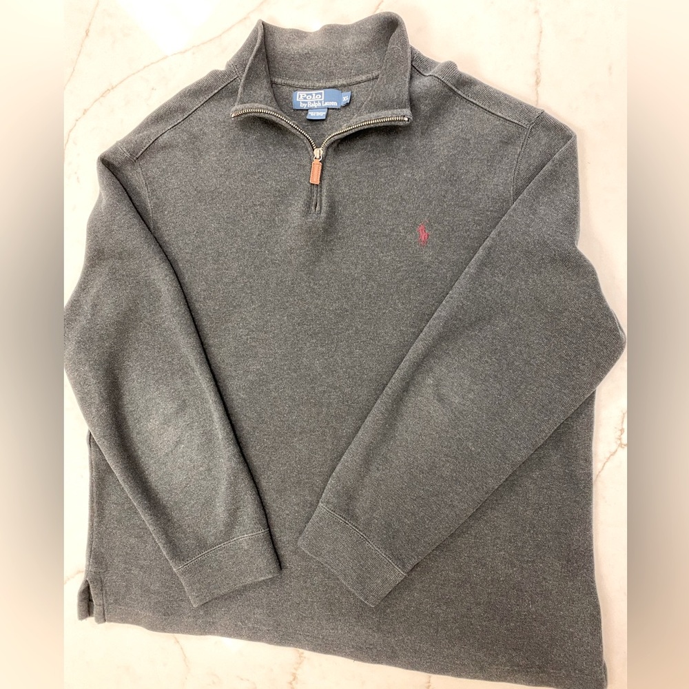 Ralph Lauren Mens Long Sleeve quarter zip Pullover